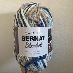Yarnspirations Bernat Blanket Yarn, Cloudy Sky, 10.5 oz